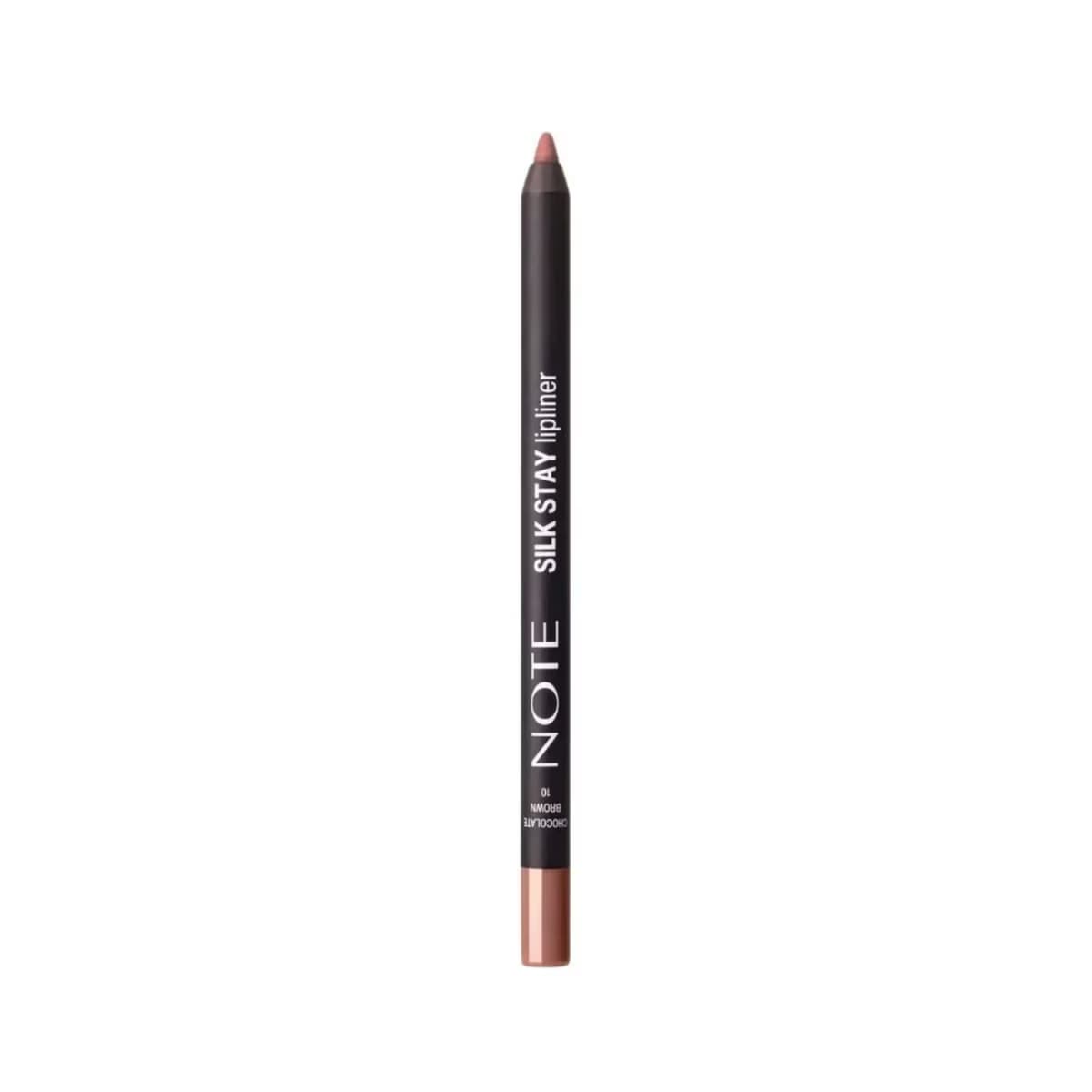 Note Silk Stay Lipliner 10 Chocolate Brown, 1 Adet