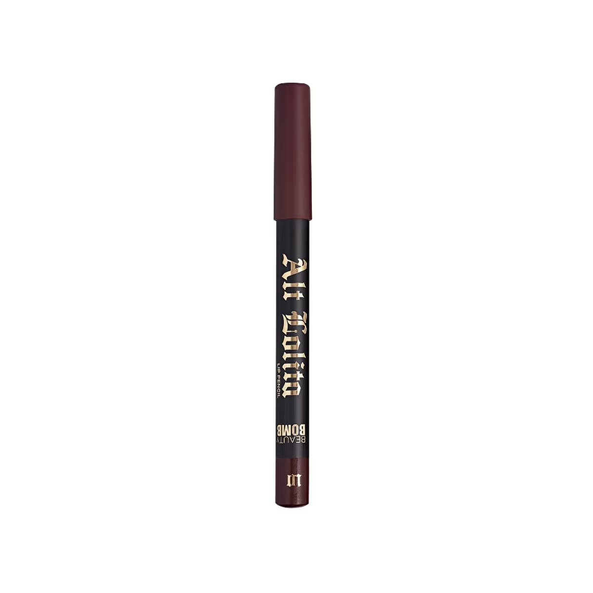 Beauty Bomb Lip Pencil Alt Lolita 10 Dark Academia - Long-Lasting Matte Lip Liner for Precise Definition - Gratis