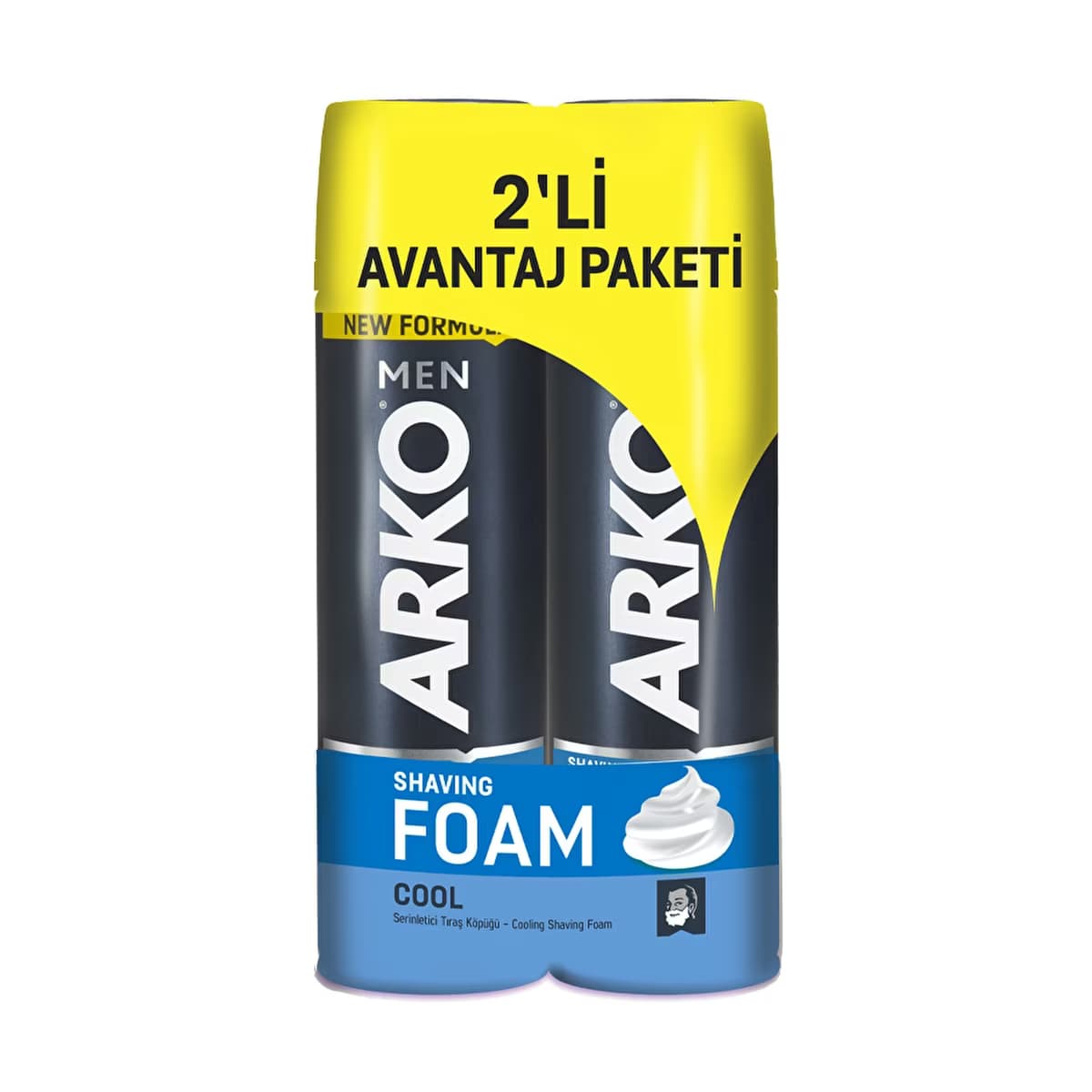 Arko Men Cool Serinletici Tıraş Köpüğü 200 ml + 200 ml - Gratis