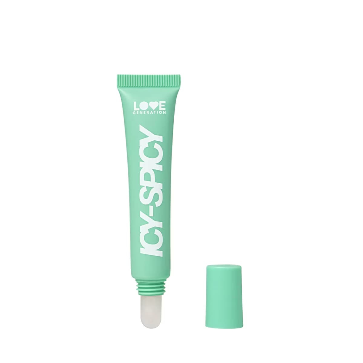 Love Generation Plump Lip Gloss Icy-Spicy 03 Transparent - Cooling Lip Plumper with Glossy Finish - Gratis