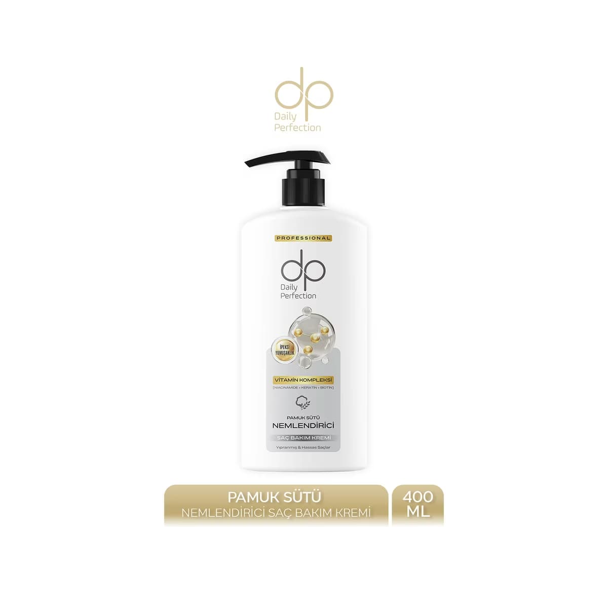 Dp Saç Kremi 400 ml Pamuk Sütü & Hindistan Cevizi - Gratis