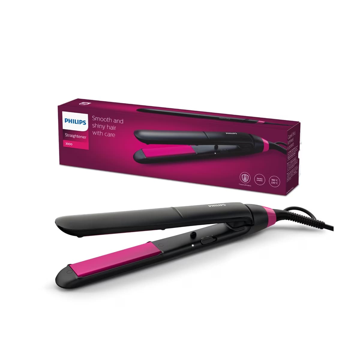 Philips Essential Saç Düzleştirici BHS375/00 - Gratis