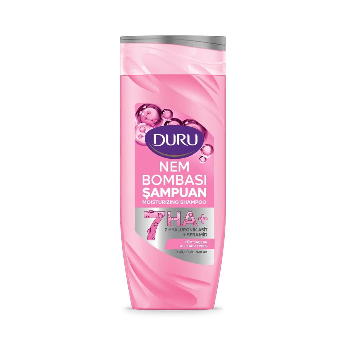 Duru Nem Bombası Güçlü & Parlak Şampuan 400 ml - Gratis