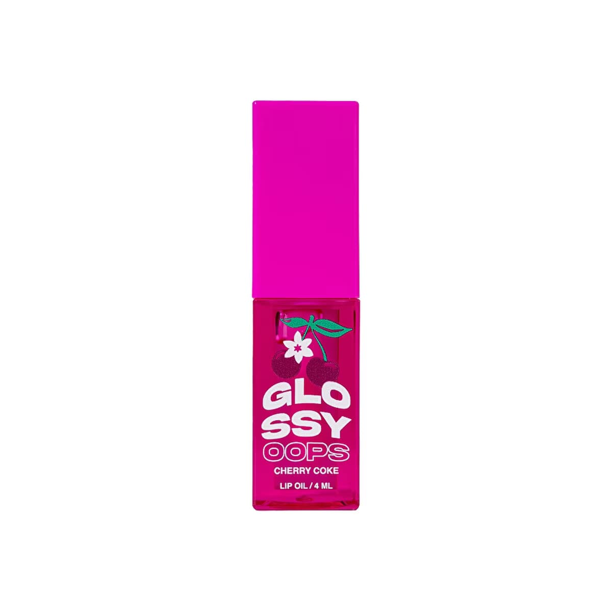 Beauty Bomb Lip Oil Glossy Oops 01 Cherry Coke - Hydrating Lip Oil with Glossy Finish - Gratis