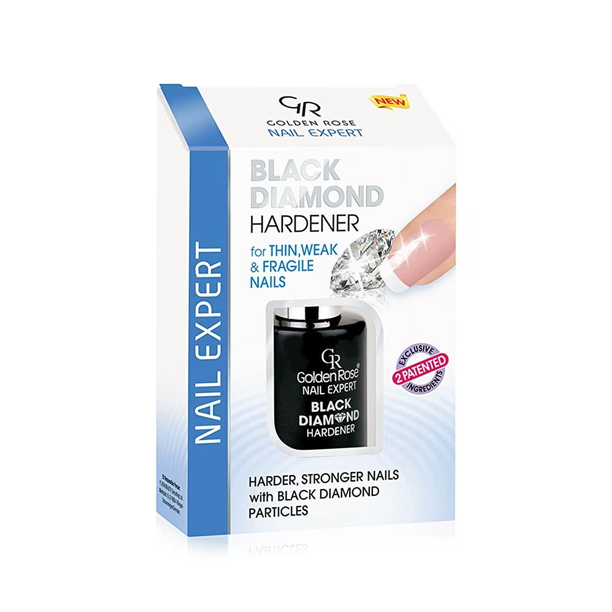 Golden Rose Nail Expert Black Diamond Hardener Tırnak Güçlendirici - Gratis