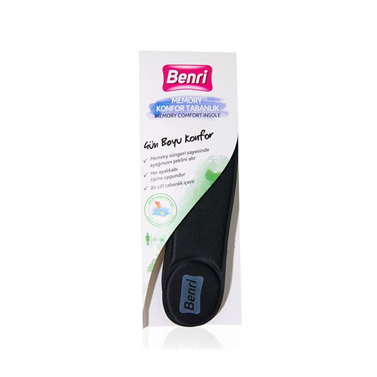 Benri Memory Konfor Tabanlık Erkek 41-46 - Gratis