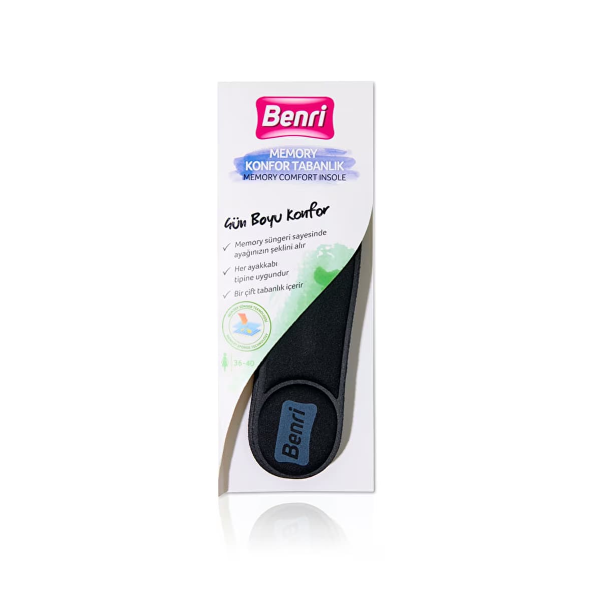 Benri Memory Konfor Tabanlık Kadın 36-40 - Gratis