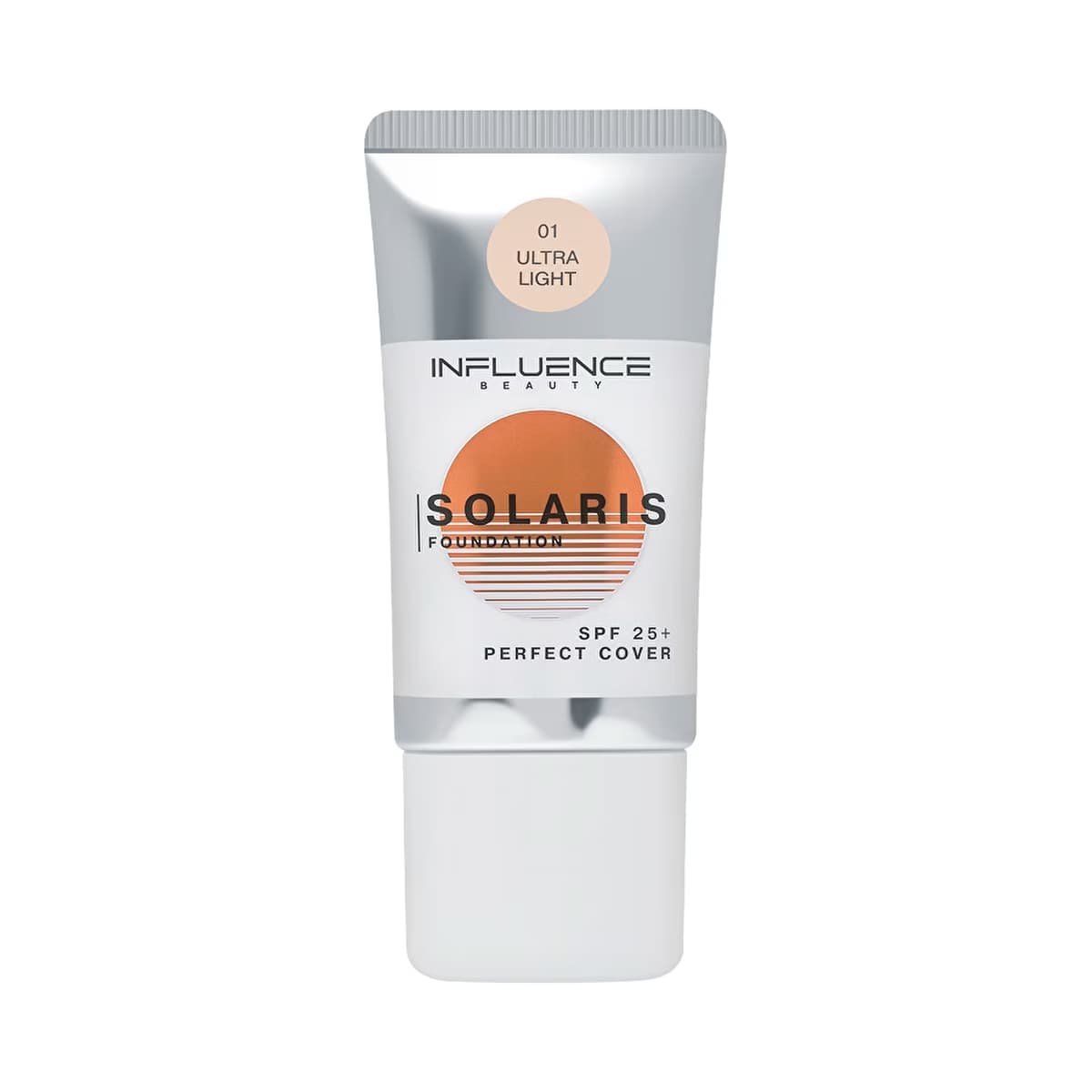 Influence Beauty Fondöten SPF 25 Solaris 01 Light - Protective Foundation with Sun Protection Factor 25 - Gratis