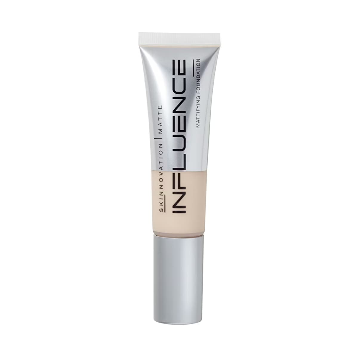 Influence Beauty Mattifying Fondöten Skinnovation Matte 02 Ivory - Oil-Control Foundation with Matte Finish - Gratis