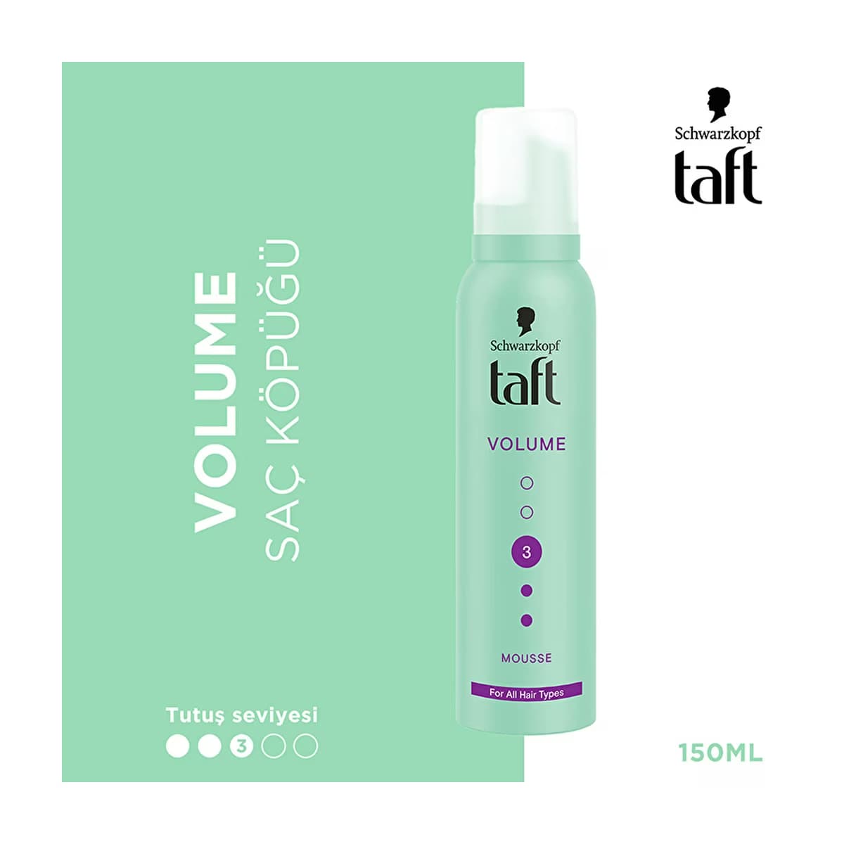 Taft Volume Saç Köpüğü 150 ml - Gratis