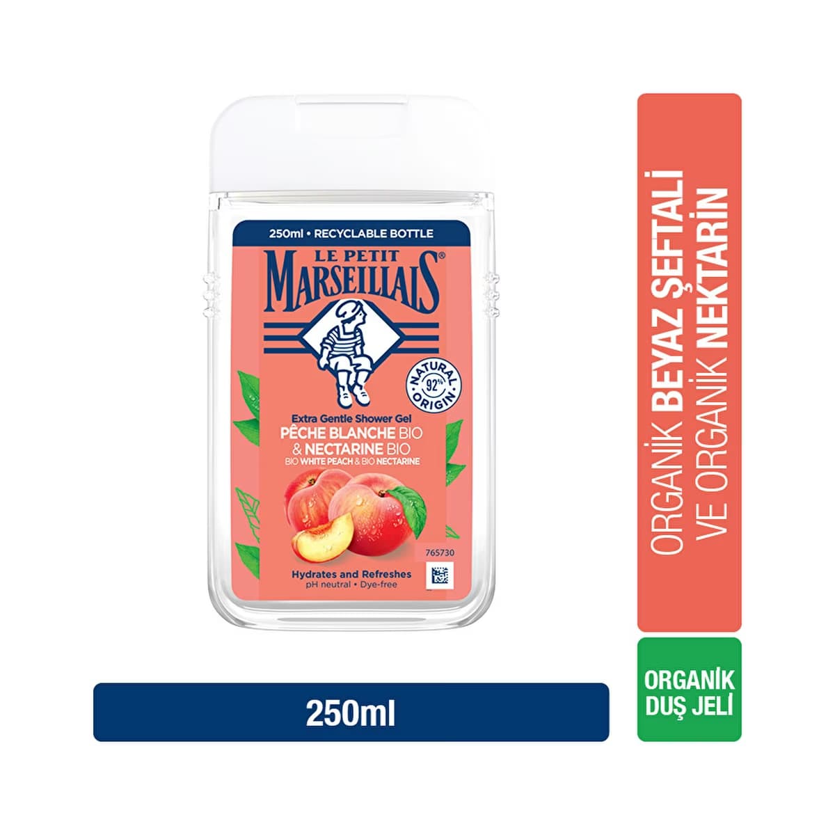 Le Petit Marseillais Duş Jeli Şeftali 250 ml - Gratis