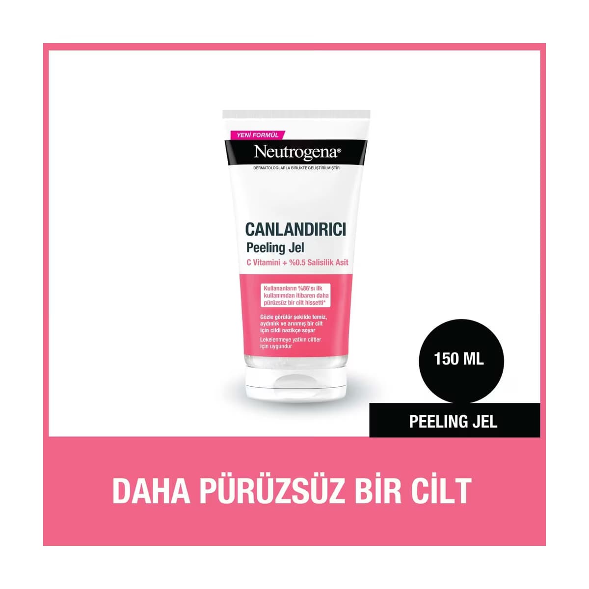 Neutrogena Canlandırıcı Günlük Peeling Jel 150 ml - Gratis
