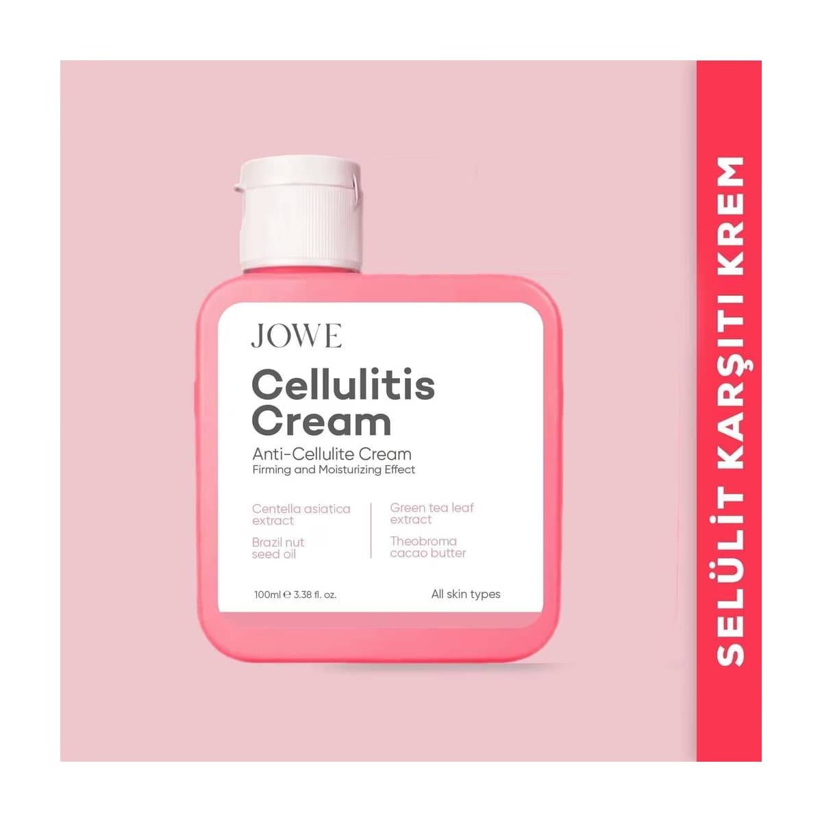 Jowe Sıkılaştırıcı ve Nemlendirici Selülit Kremi 100 ml - Gratis