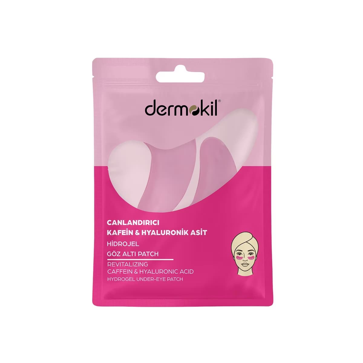 Dermokil Canlandırıcı Kafein Hyalüronik Asit Hidrojel Göz Altı Maskesi 7 gr - Gratis