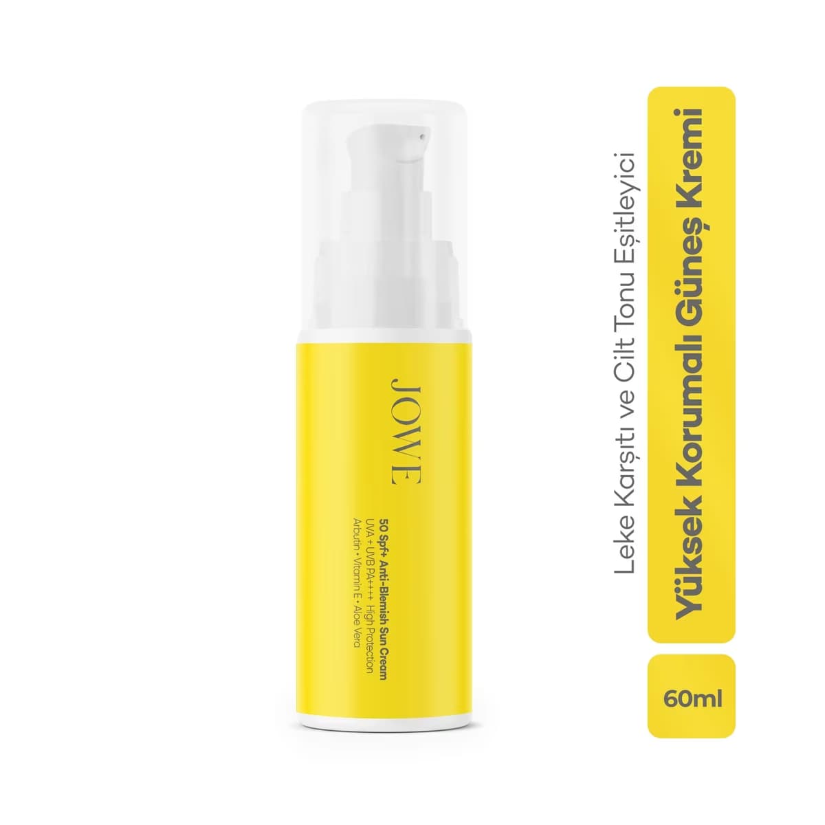 Jowe Leke Karşıtı Yüksek Korumalı 50+SPF Güneş Kremi 60 ml - Gratis