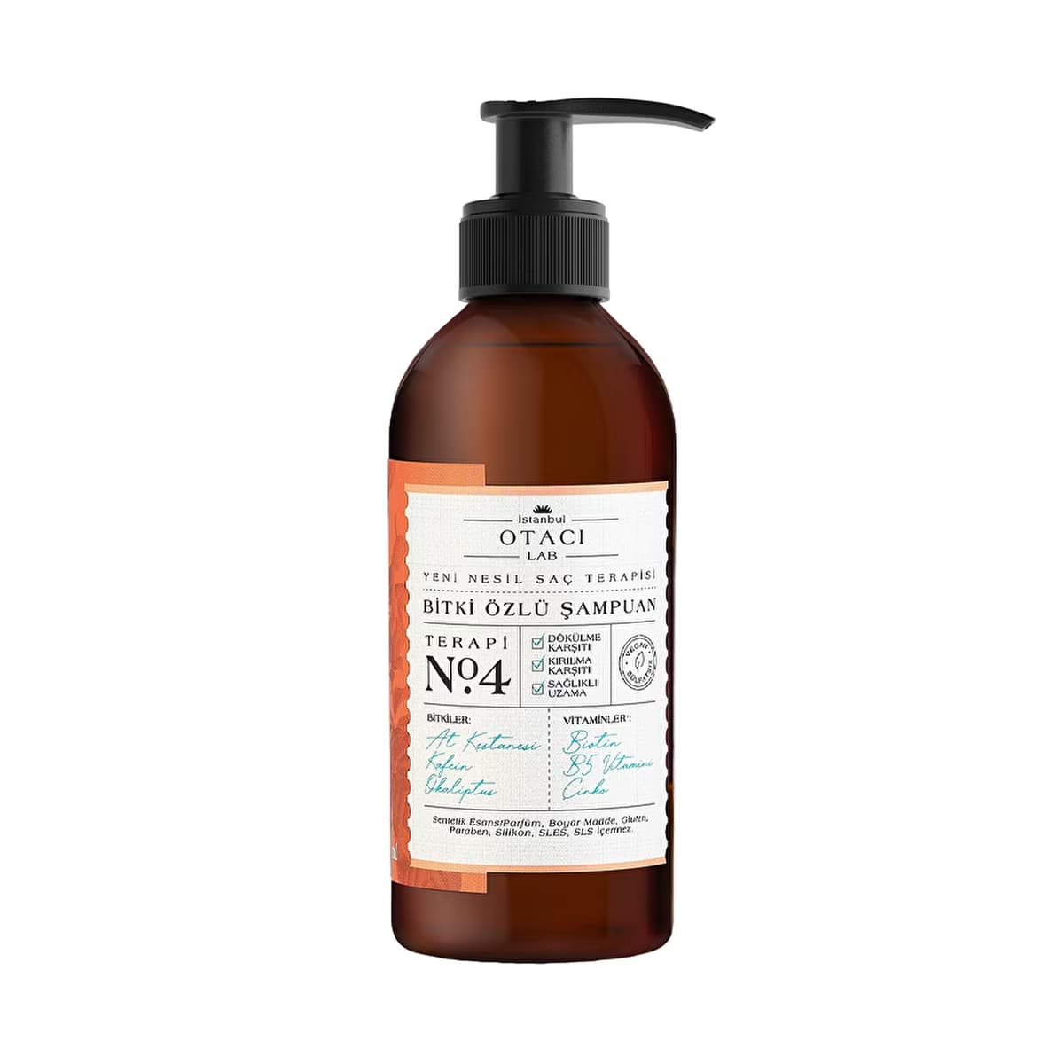 Otacı Lab No:4 Uzama ve Dökülme Karşıtı Şampuan 250 ml - Gratis