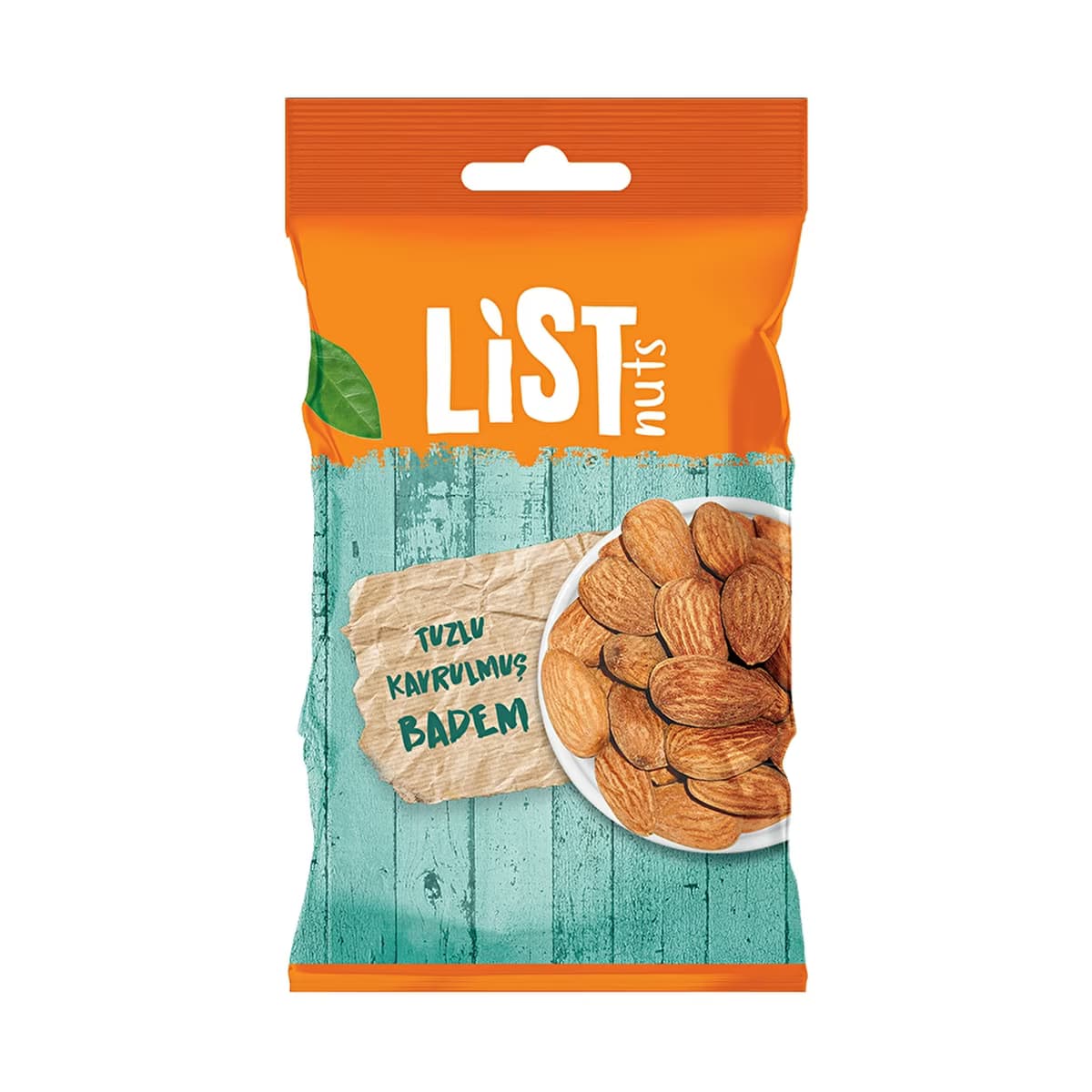 List Nuts Kavrulmuş Badem 40 gr - Gratis