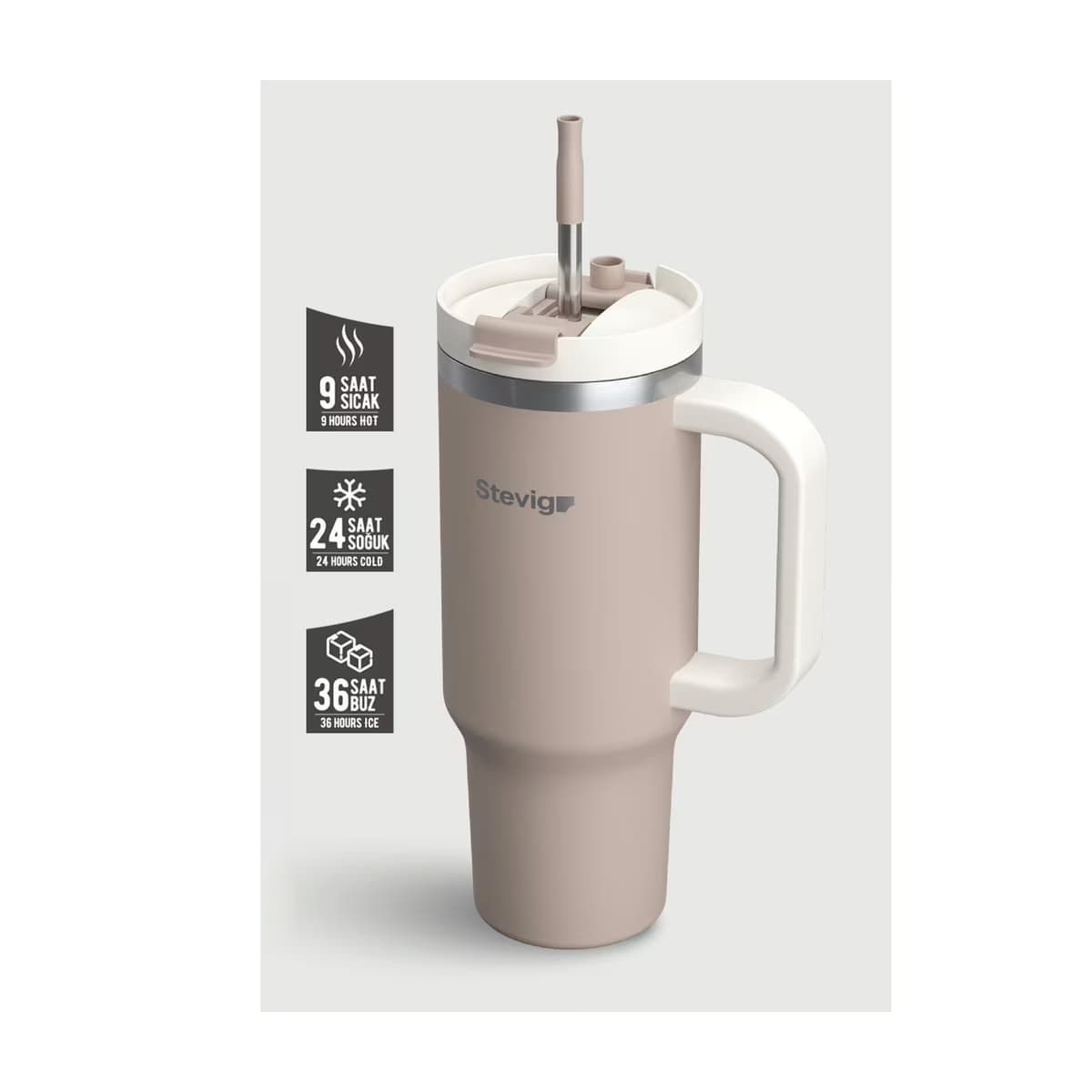 Stevig 2 Moods Termos 900 ml ST-243 Pure Cashmere - Gratis