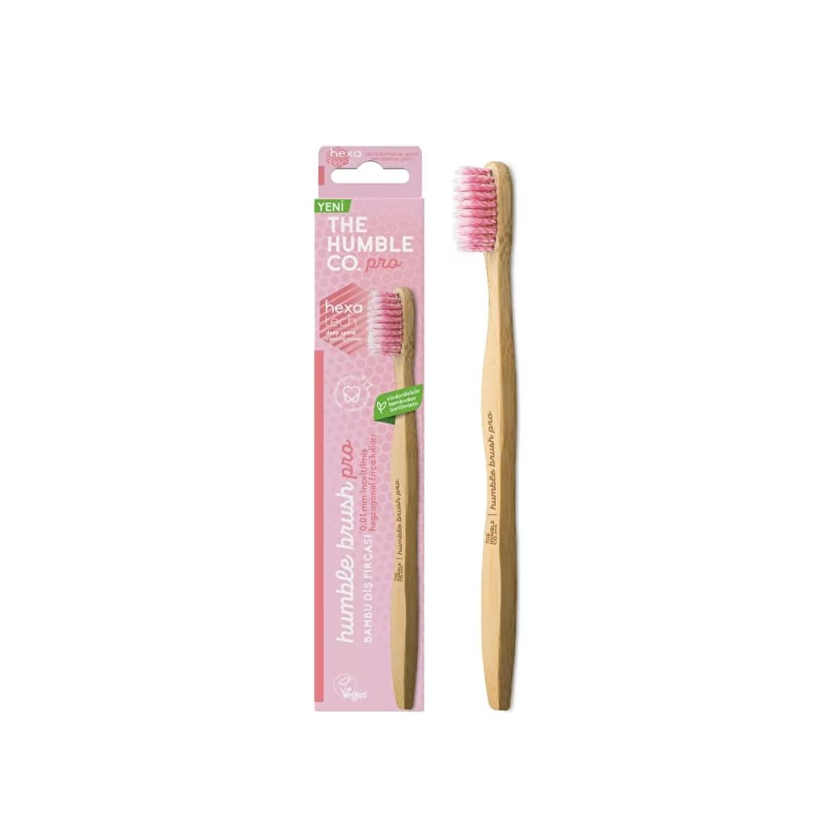 Humble Brush Pro Line Hexagonal Soft Yetişkin Diş Fırçası Lila - Gratis