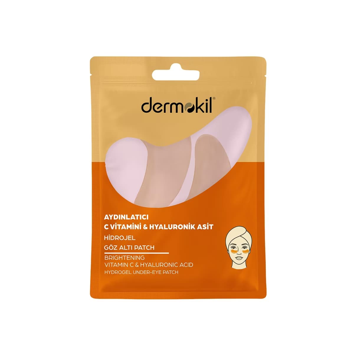 Dermokil Aydınlatıcı C Vitamini Hyalüronik Asit Hidrojel Göz Altı Maskesi 7 gr - Gratis