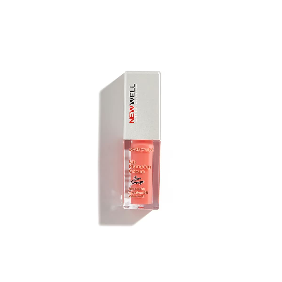 New Well Lovely Lips Dudak Dolgunlaştırıcı Krem Sun Orange 5 ml - Gratis