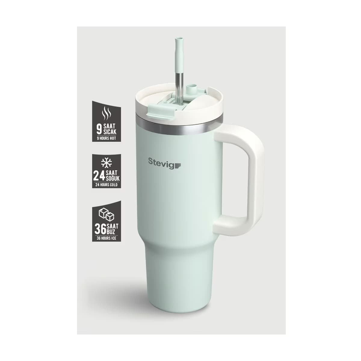 Stevig 2 Moods Termos 900 ml ST-240 Sprout Green - Gratis