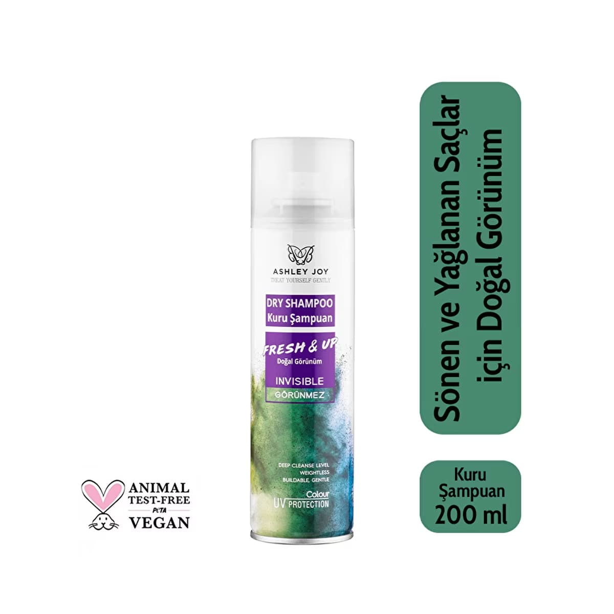 Ashley Joy Kuru Şampuan Fresh & Up Pure Flower 200 ml - Gratis