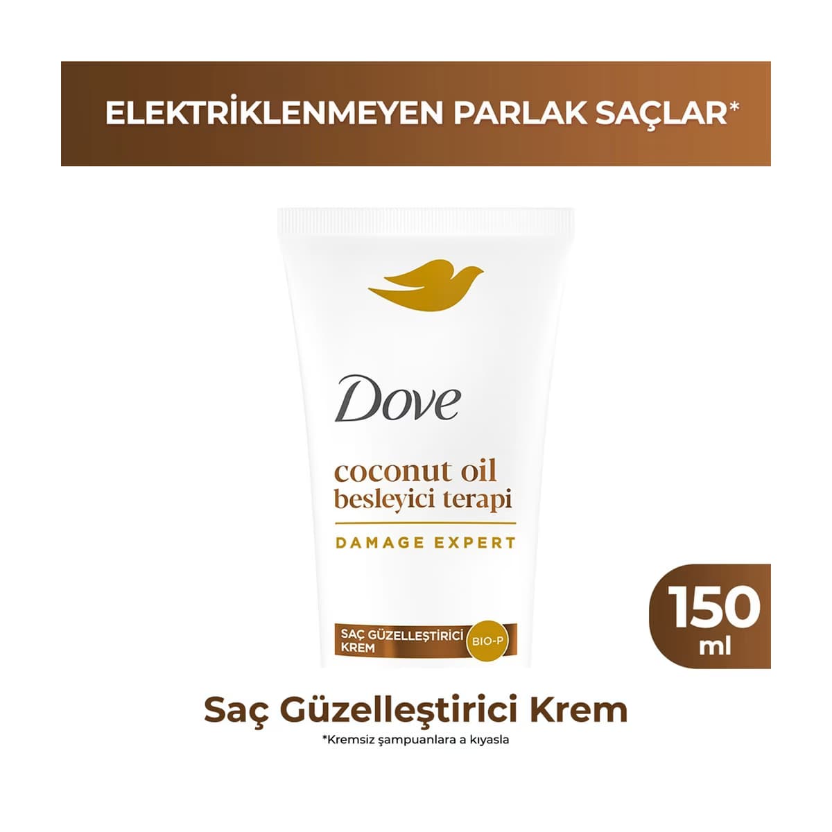 Dove Coconut Oil Besleyici Terapi Saç Güzelleştirici Krem 150 ml - Gratis