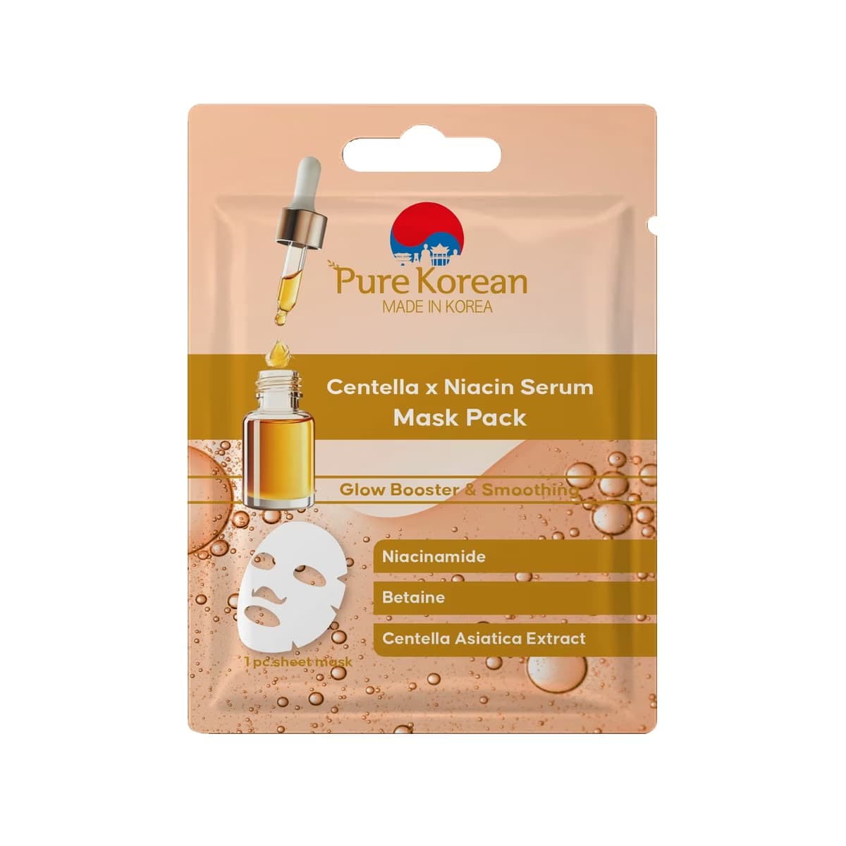 Pure Korean Centella x Niacin Serum Yüz Maskesi - Gratis