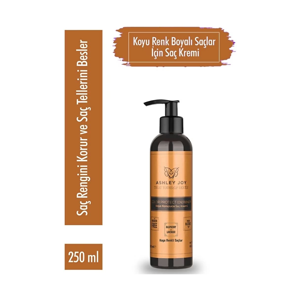 Ashley Joy Koyu Renkler Boyalı Saçlar İçin Saç Kremi 250 ml - Gratis