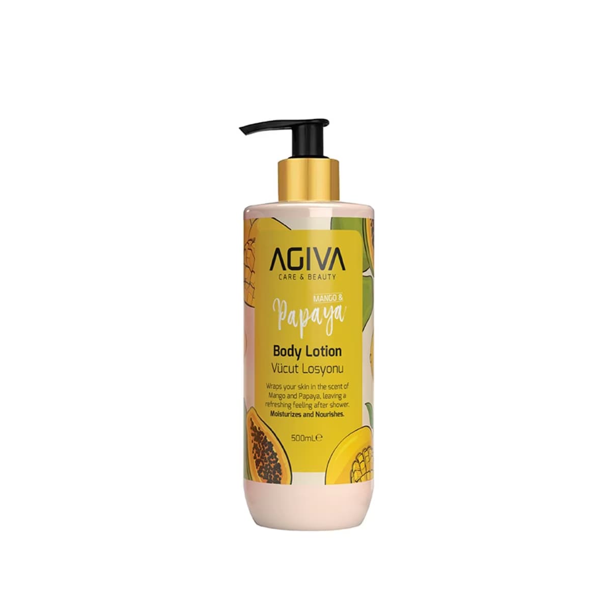 Agiva Care & Beauty Vücut Losyonu Mango Papaya 500 ml - Gratis