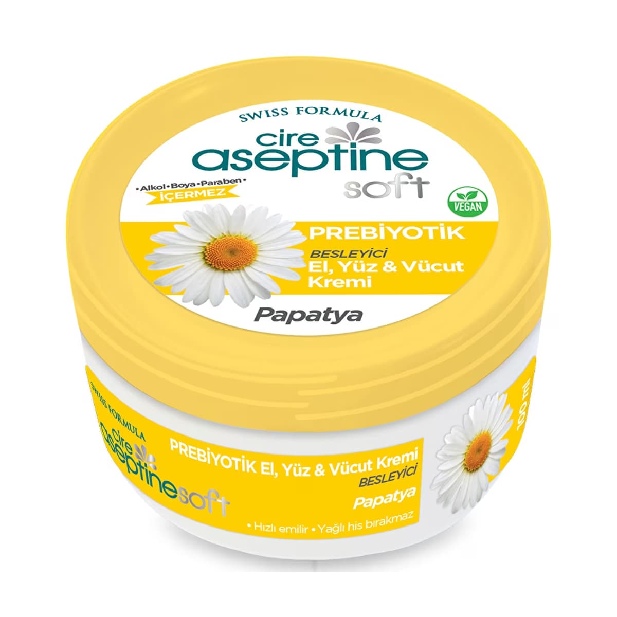 Cire Aseptine Soft Papatya Özlü Besleyici Prebiyotikli Krem 100 ml - Gratis