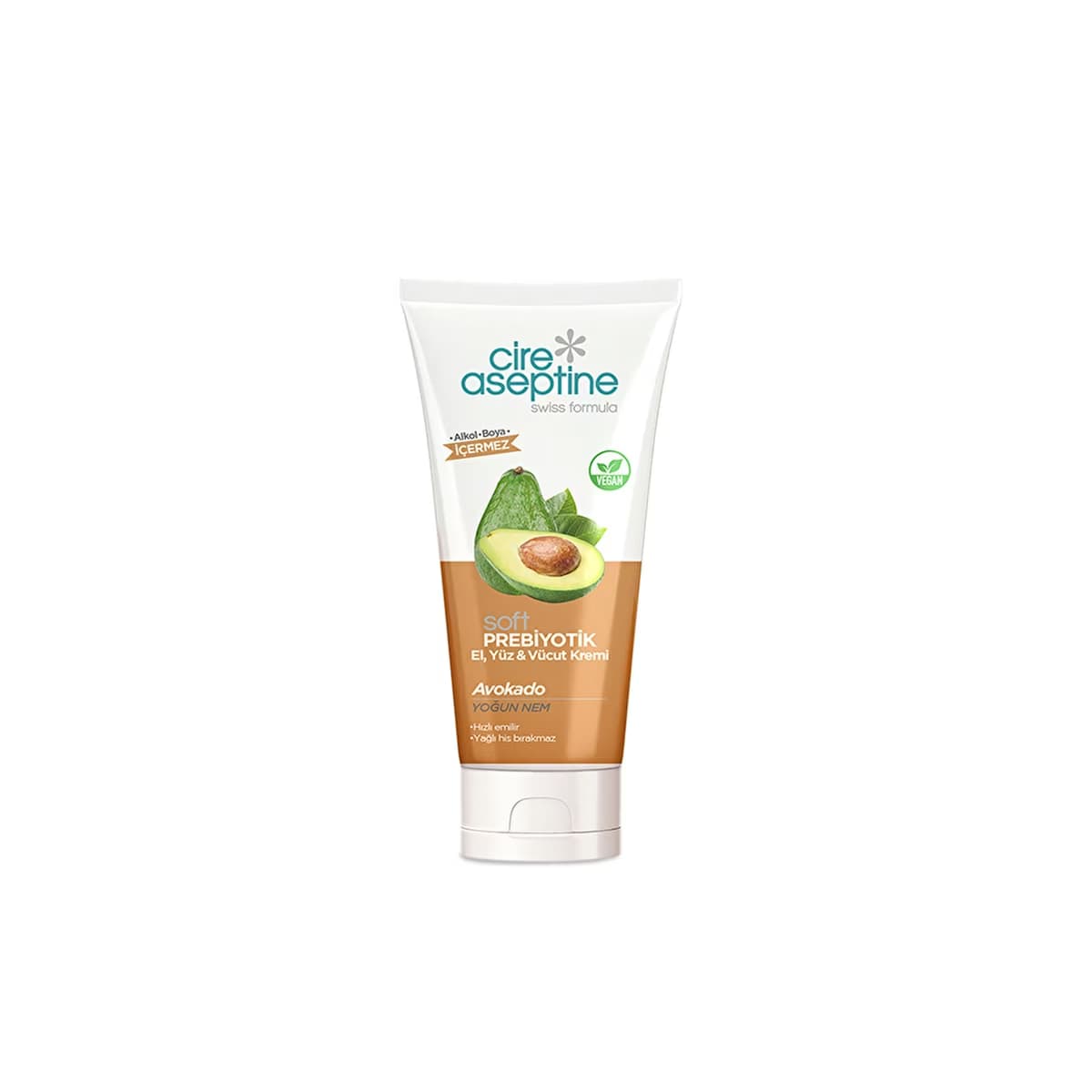 Cire Aseptine Soft Avokado Özlü Yoğun Nemlendirici Prebiyotikli Krem 200 ml - Gratis