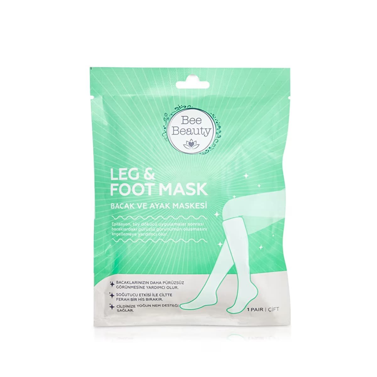Bee Beauty Nemlendirici Bacak ve Ayak Maskesi - Gratis