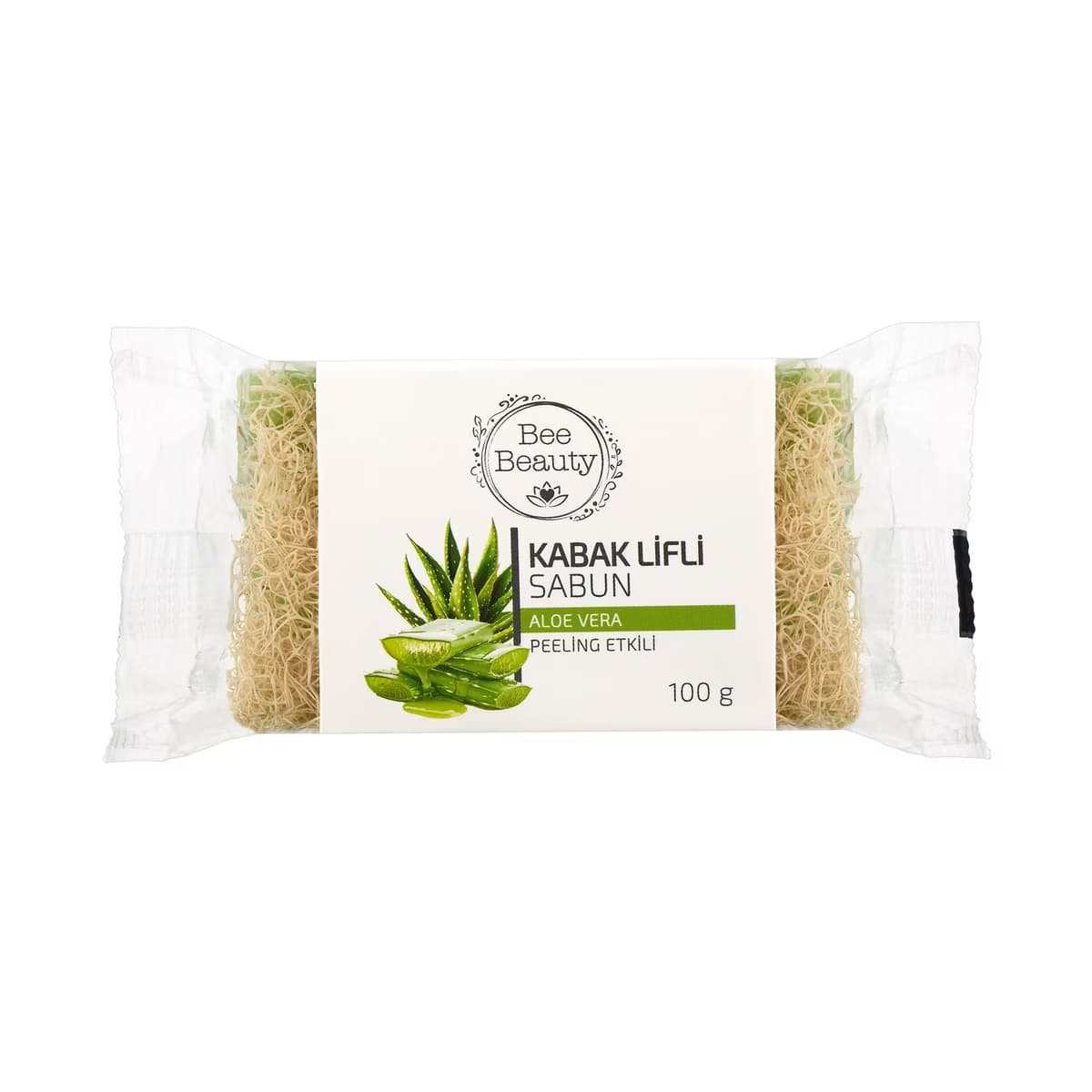 Bee Beauty Kabak Lifli Sabun Aloe Vera 100 gr - Gratis