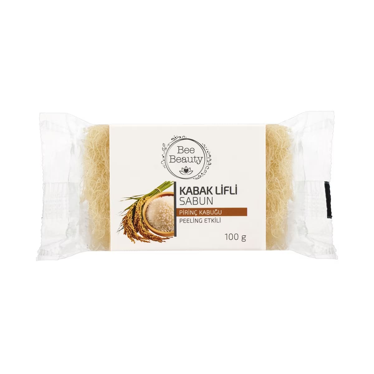 Bee Beauty Kabak Lifli Sabun Pirinç Kabuğu 100 gr - Gratis