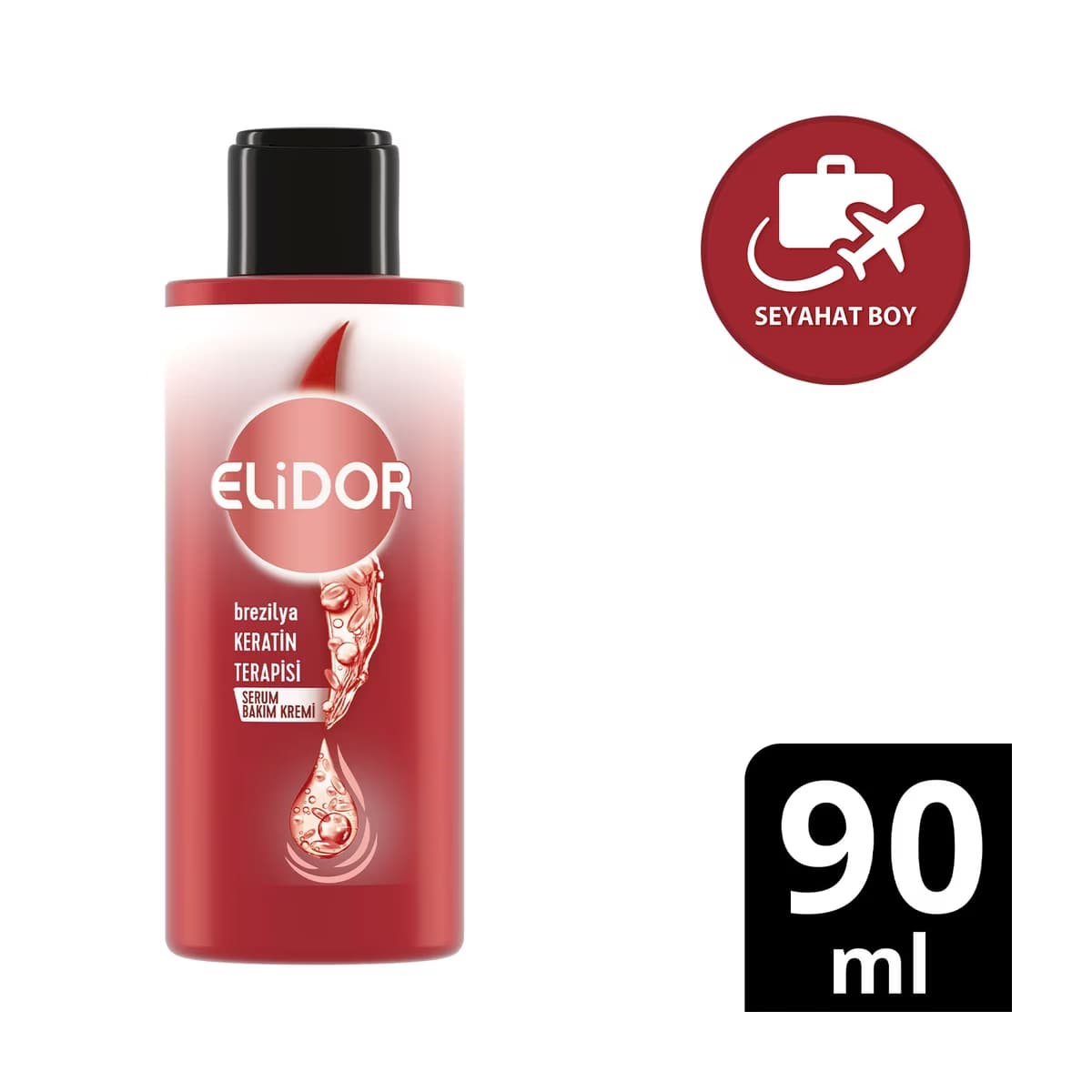 Elidor Brezilya Keratin Terapisi Seyahat Boy Serum Bakım Kremi 90 ml - Gratis