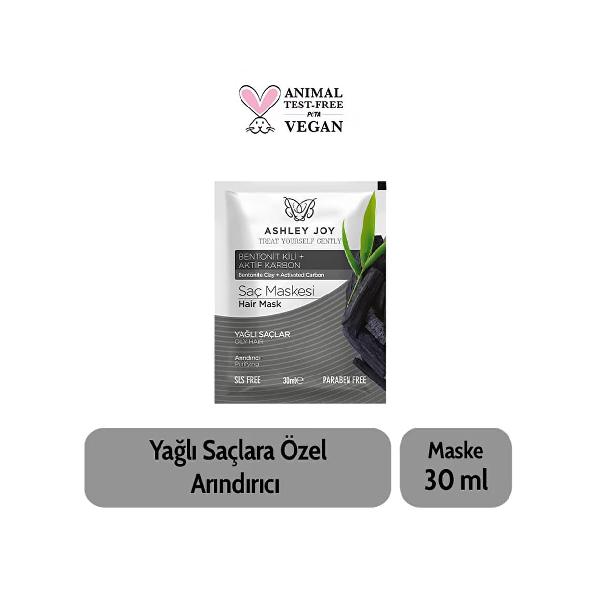 Ashley Joy Saç Maskesi Arındırıcı 30 ml - Gratis