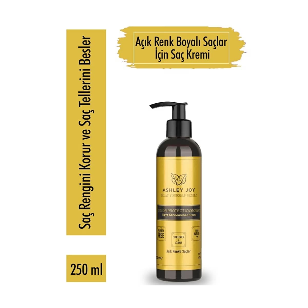Ashley Joy Açık Renkler Boyalı Saçlar İçin Saç Kremi 250 ml - Gratis