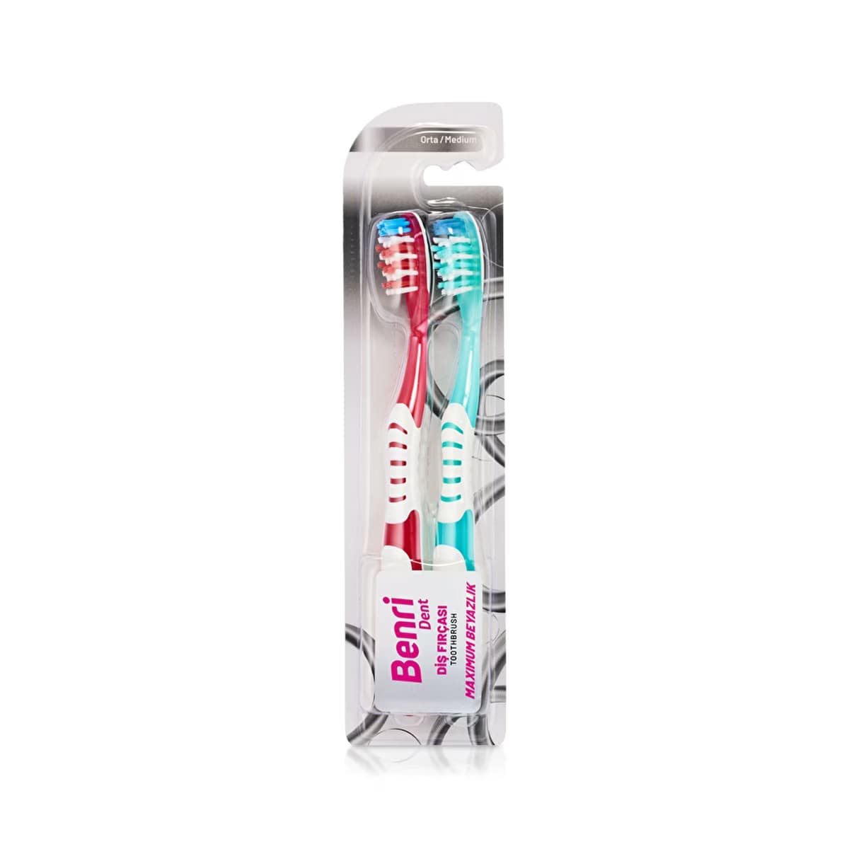 Benri Dent Diş Fırçası White 1+1 - Gratis