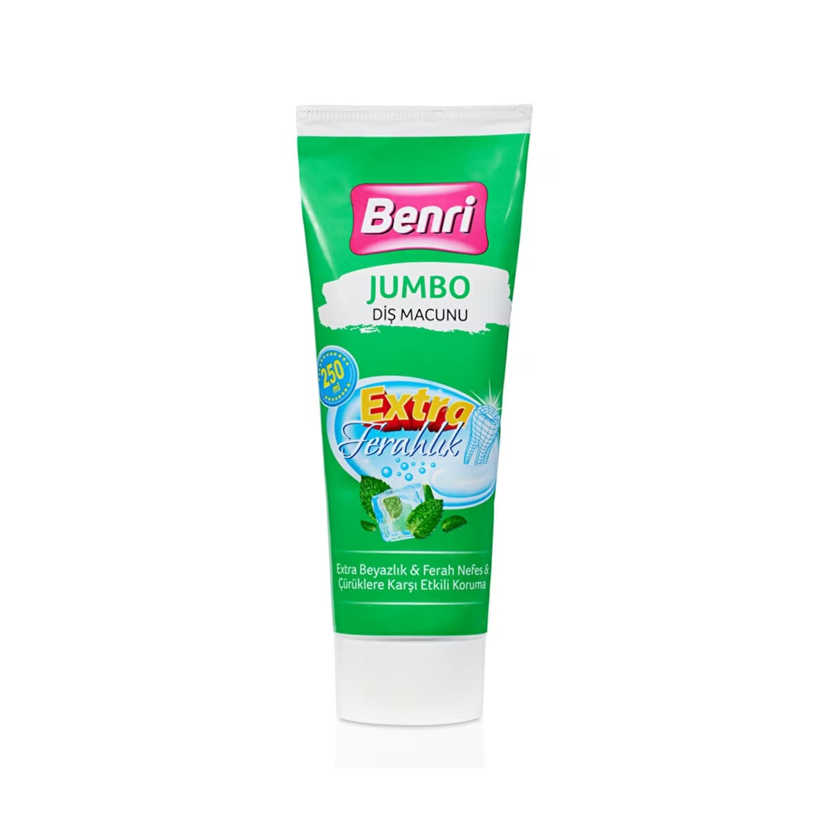 Benri Jumbo Nane Ferahlığı Diş Macunu 250 ml - Gratis