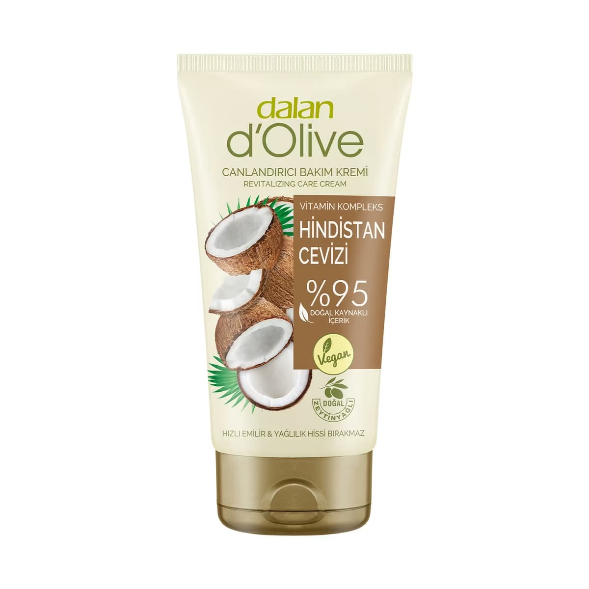 Dalan D'Olive Günlük Bakım Kremi Vitamin Kompleks Hindistan Cevizi 60 ml - Gratis
