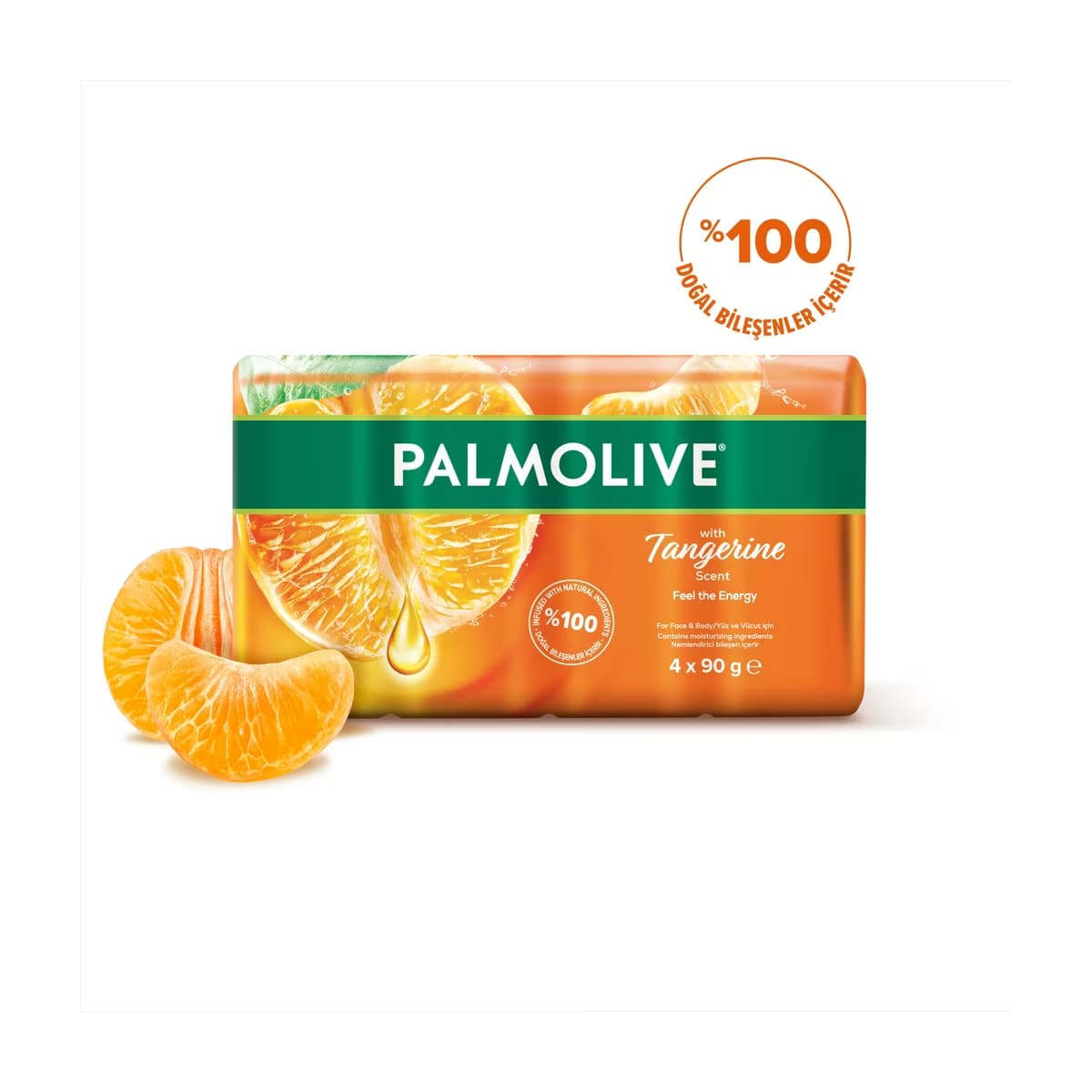 Palmolive Aroma Sensations Tangerine Katı Sabun 90 gr x 4 - Gratis