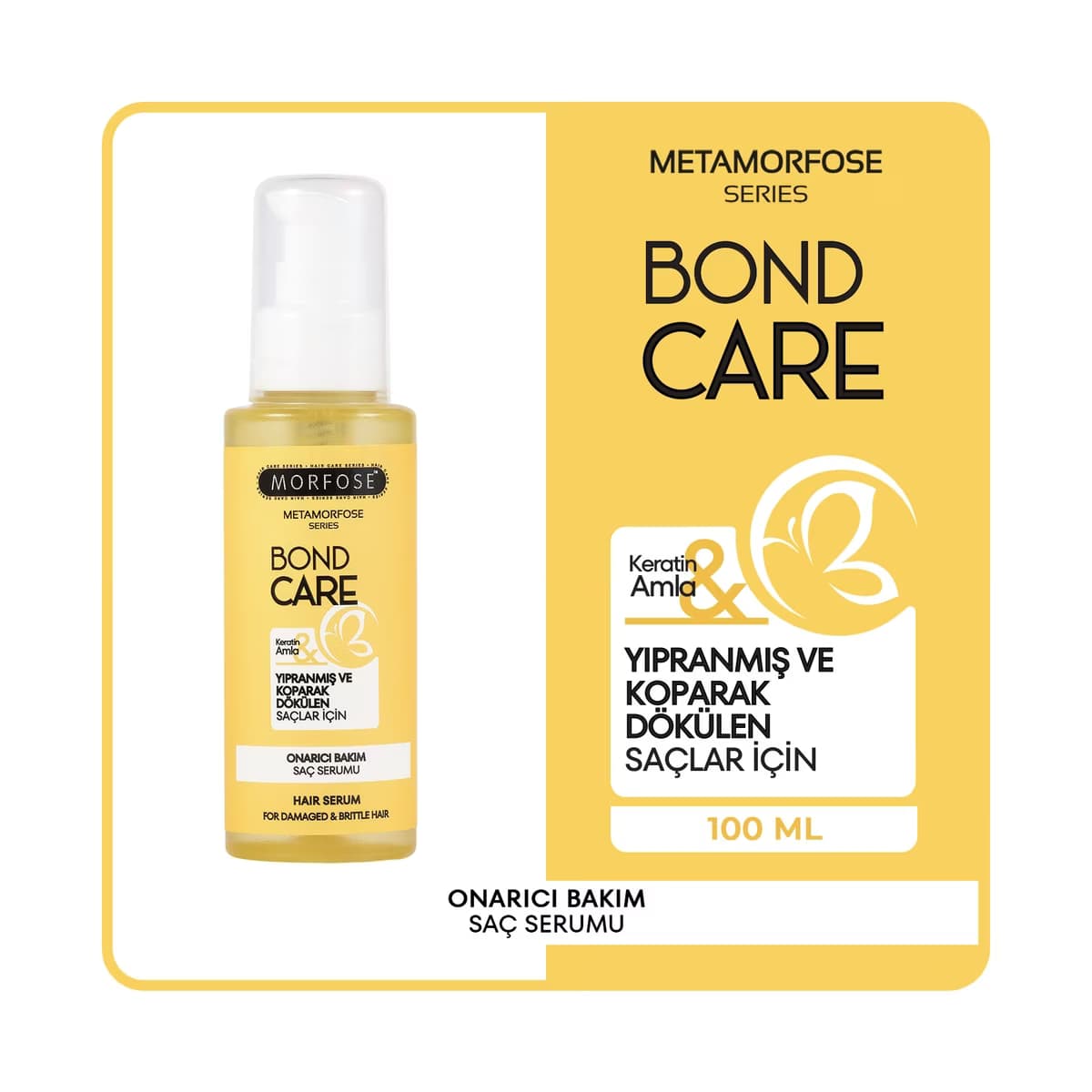 Morfose Metamorfose Bond Care Onarıcı Bakım Saç Serumu 100 ml - Gratis