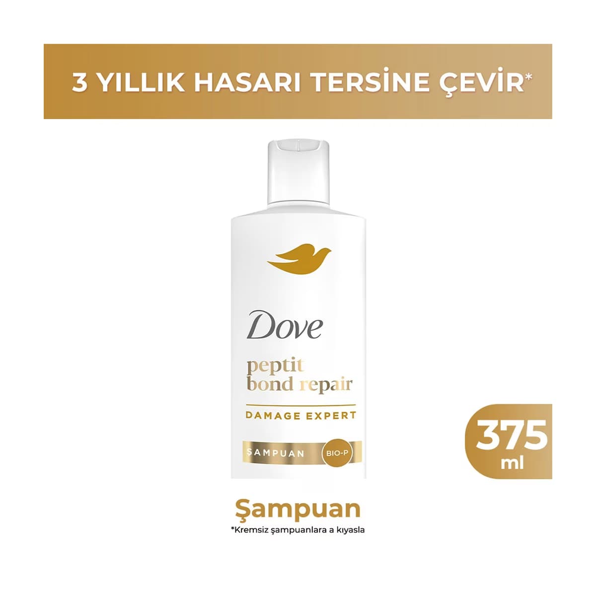 Dove Peptit Bond Repair Şampuan 375 ml - Gratis