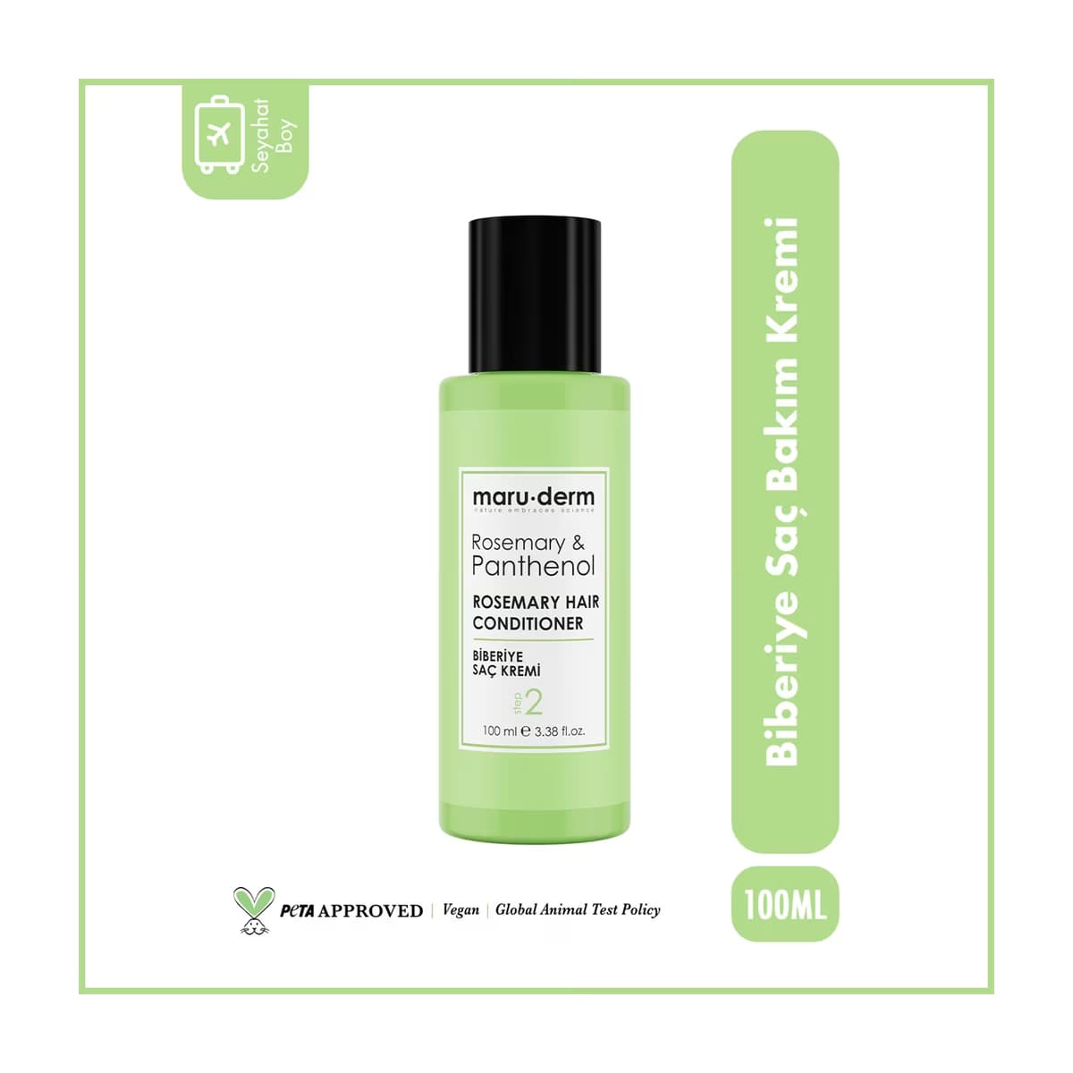 Maruderm Biberiye & Pantenol Biberiye Saç Kremi 100 ml - Gratis