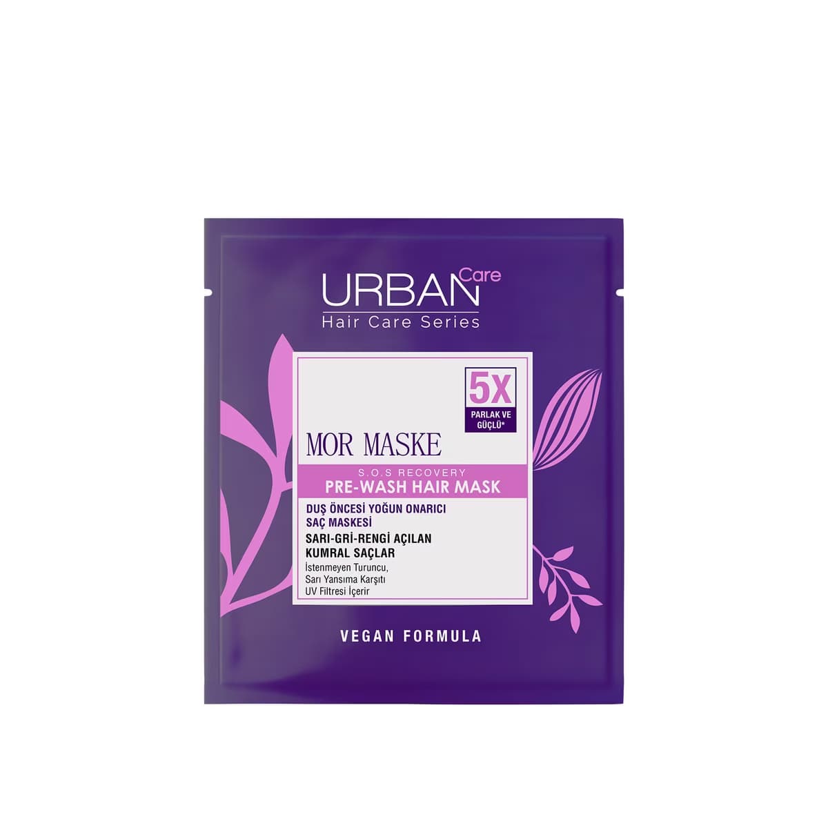 Urban Care Turunculaşma Karşıtı Duş Öncesi Mor Saç Bakım Maskesi 50 ml - Gratis