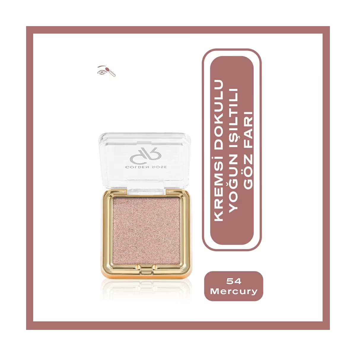 Golden Rose Sparkle Glow Göz Farı No: 54 Mercury - Gratis