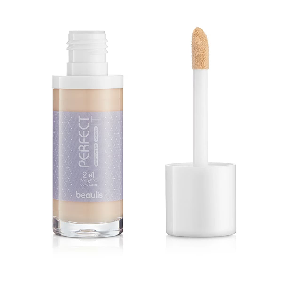 Beaulis Perfect It 2 in 1 Fondöten & Kapatıcı 131 Ivory - Gratis