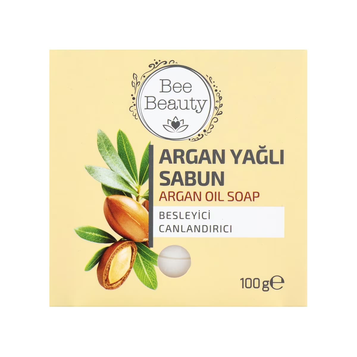 Bee Beauty Argan Yağlı Kalıp Sabun 100 gr - Gratis